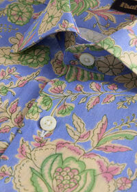 Paul Stuart Floral Printed Linen Shirt, thumbnail 2