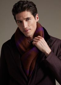 Paul Stuart Windowpane Scarf, thumbnail 2