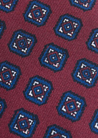 Paul Stuart Silk Medallion Print Tie, thumbnail 3