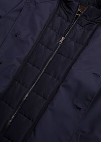 Paul Stuart Microfiber Car Coat with Faux Vest, thumbnail 4