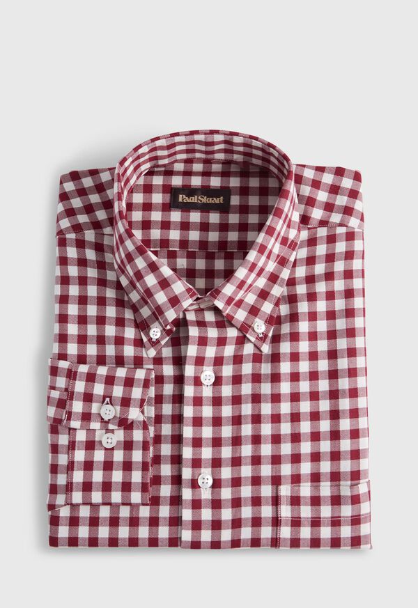 Paul Stuart Gingham Flannel Sport Shirt, image 1