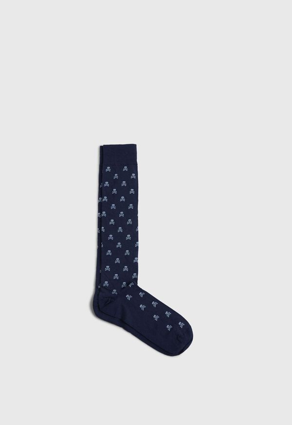 Paul Stuart Skull and Crossbones Sock, image 1