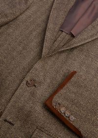Paul Stuart Herringbone Linen & Wool Highlander Jacket, thumbnail 3