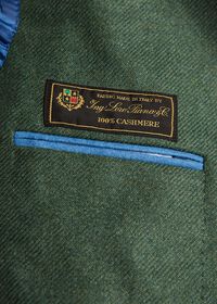 Paul Stuart Solid Cashmere Green Blazer, thumbnail 3
