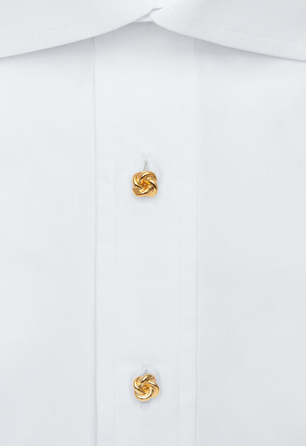 Paul Stuart Gold Plated Sterling Silver Knot Cufflink & Stud Set, image 3