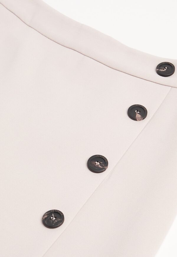 Paul Stuart Ponte Button Front A-line Skirt, image 2