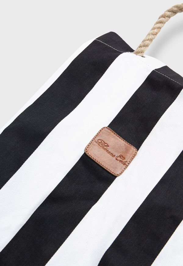 Paul Stuart Two Tone Stripe Canvas Sailor Bag, image 4