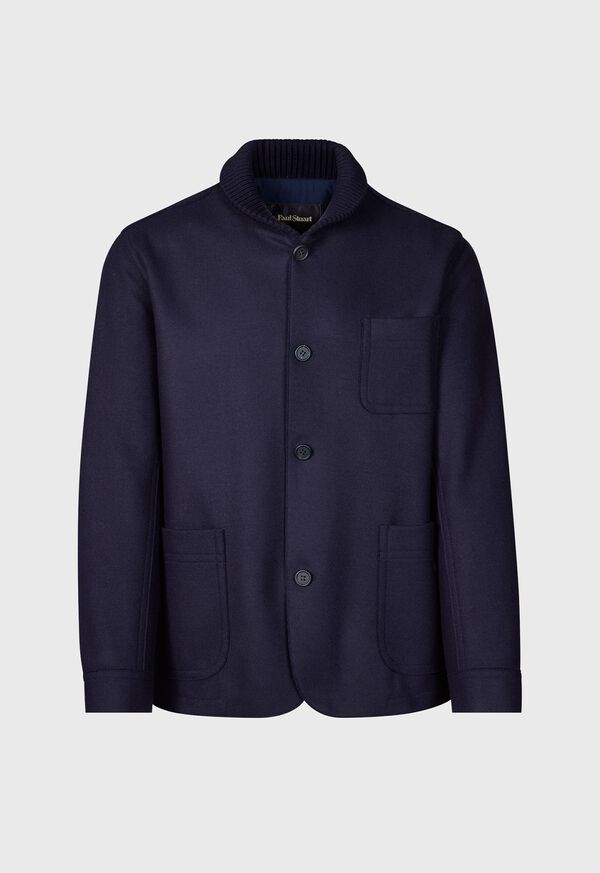 Paul Stuart Melton Wool Hybrid Jacket, image 1