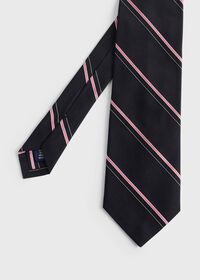 Paul Stuart Woven Deco Stripe Tie, thumbnail 1