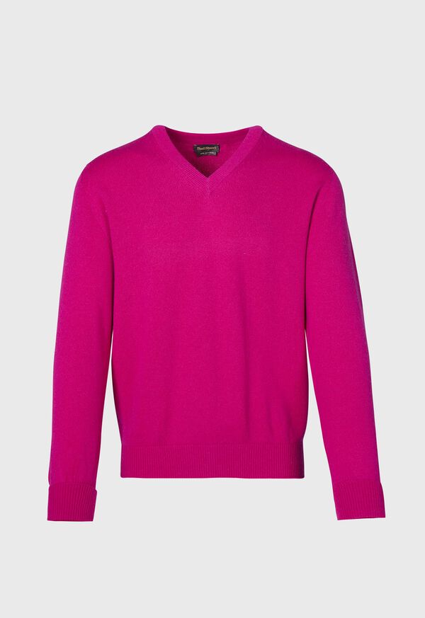 Paul Stuart Classic Cashmere V-Neck Sweater, image 1