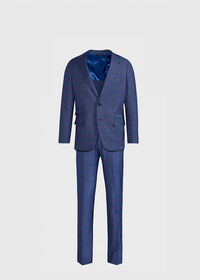 Paul Stuart Blue Plaid Suit, thumbnail 1