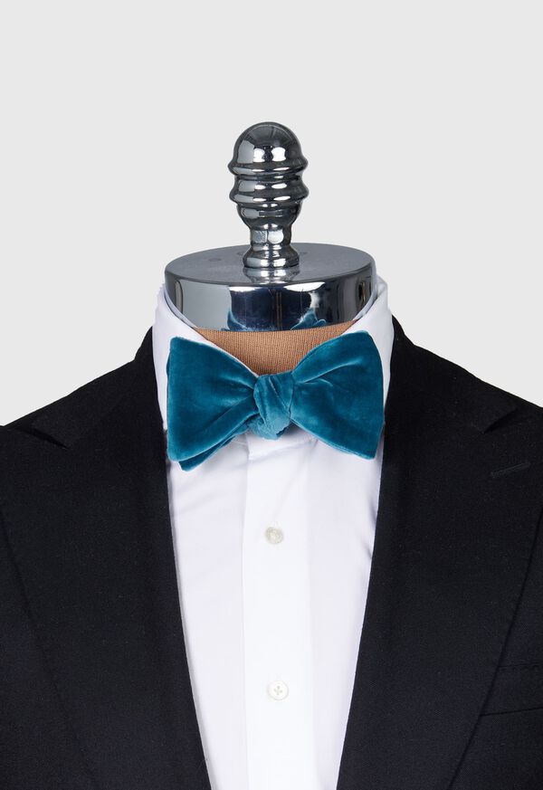Paul Stuart Blunt Edge Velvet Bow Tie, image 2