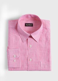 Paul Stuart Linen Pencil Stripe Sport Shirt, thumbnail 1