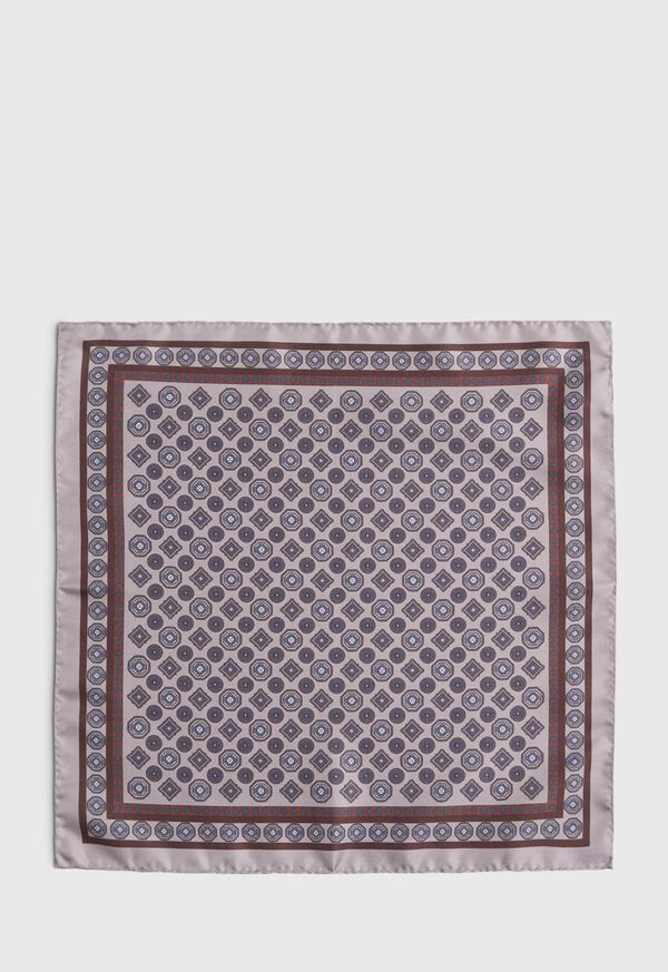 Paul Stuart Silk Center Medallion Pocket Square, image 2