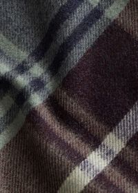 Paul Stuart Woven Cashmere Plaid Scarf, thumbnail 3