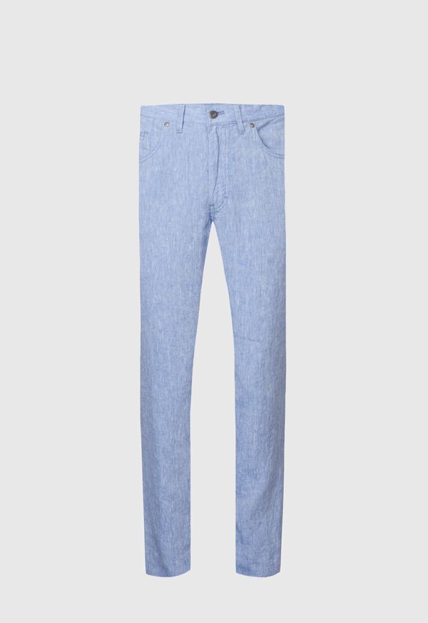Paul Stuart Linen 5 Pocket Pant, image 1