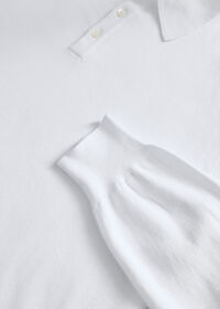 Paul Stuart Egyptian Cotton Long Sleeve Polo, thumbnail 2