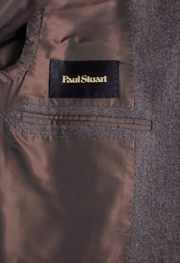 Paul Stuart Wool & Cashmere Herringbone Suit, image 4