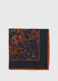Paul Stuart Medieval Print Pocket Square, thumbnail 2