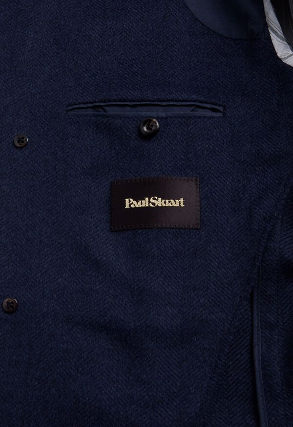 Paul Stuart Wool & Cashmere Herringbone Coat, image 3
