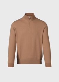Paul Stuart Cashmere 1/4 Zip Sweater, thumbnail 1