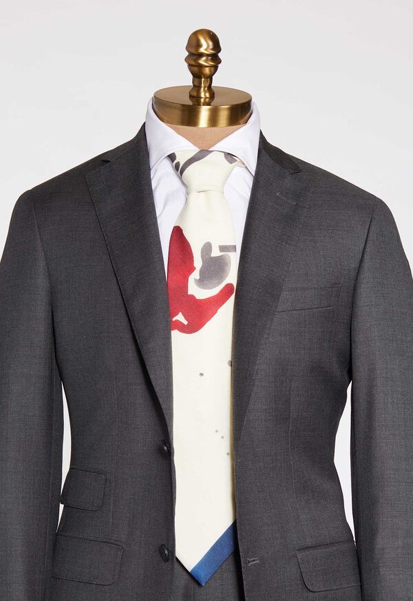 Paul Stuart Polo Printed Scarf Tie, image 1