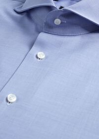 Paul Stuart Cotton Tick Weave Slim Fit Dress Shirt, thumbnail 2