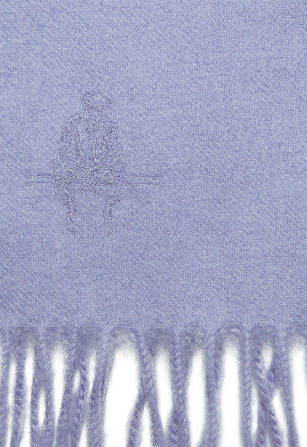 Paul Stuart Oversized Cashmere Logo Scarf, image 2