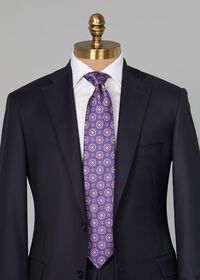 Paul Stuart Woven Floral Medallion Tie, thumbnail 2