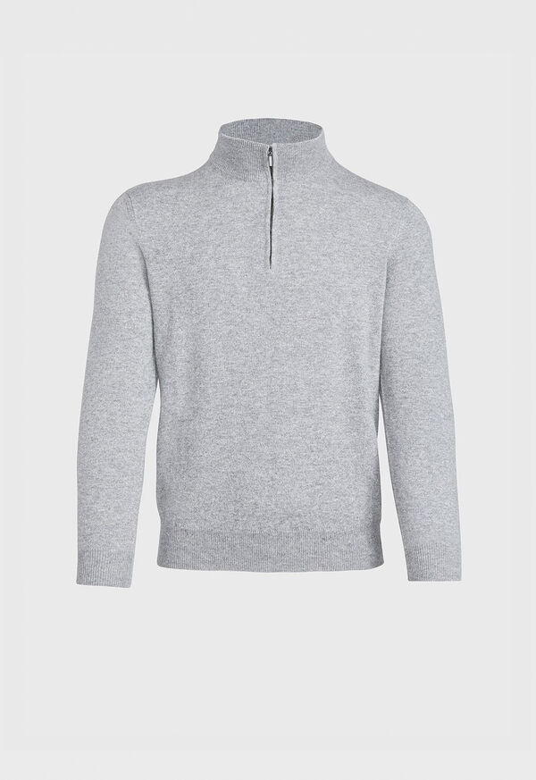 Paul Stuart Cashmere 1/4 Zip Sweater, image 1