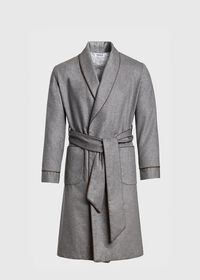 Paul Stuart Cashmere Herringbone Robe, thumbnail 1