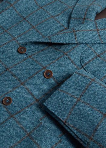 Paul Stuart Basketweave Windowpane Jacket