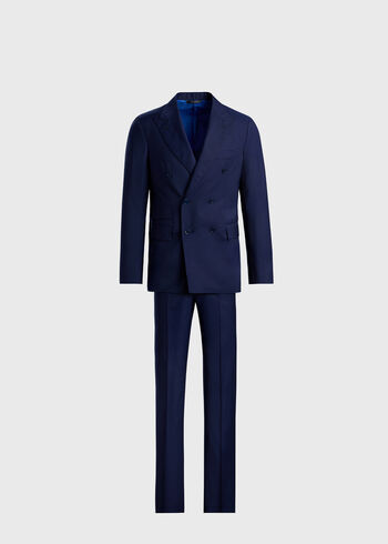 Paul Stuart Super 130s Wool Double Breasted Suit