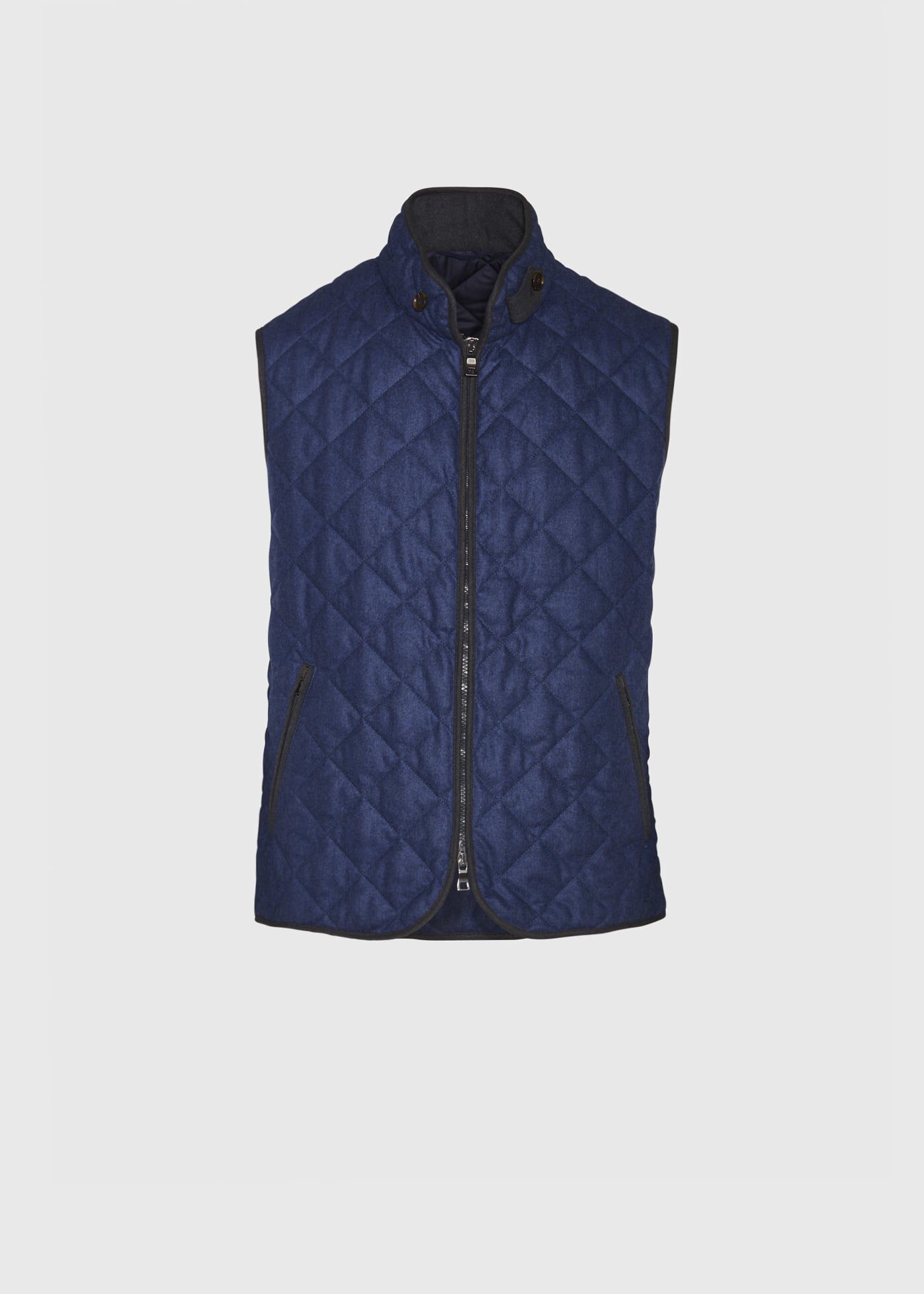 wool quilted vest