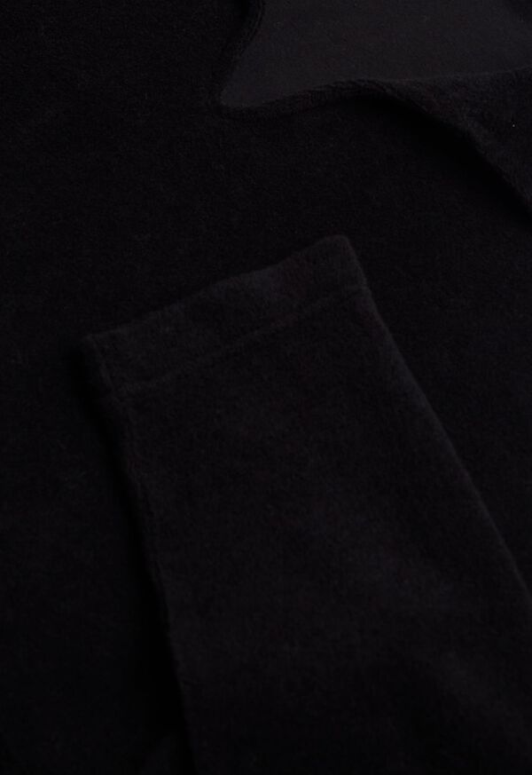 Paul Stuart Johnny Collar Cotton Terry Pullover, image 3