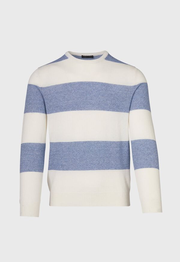Paul Stuart Cashmere & Linen Stripe Summer Sweater, image 1