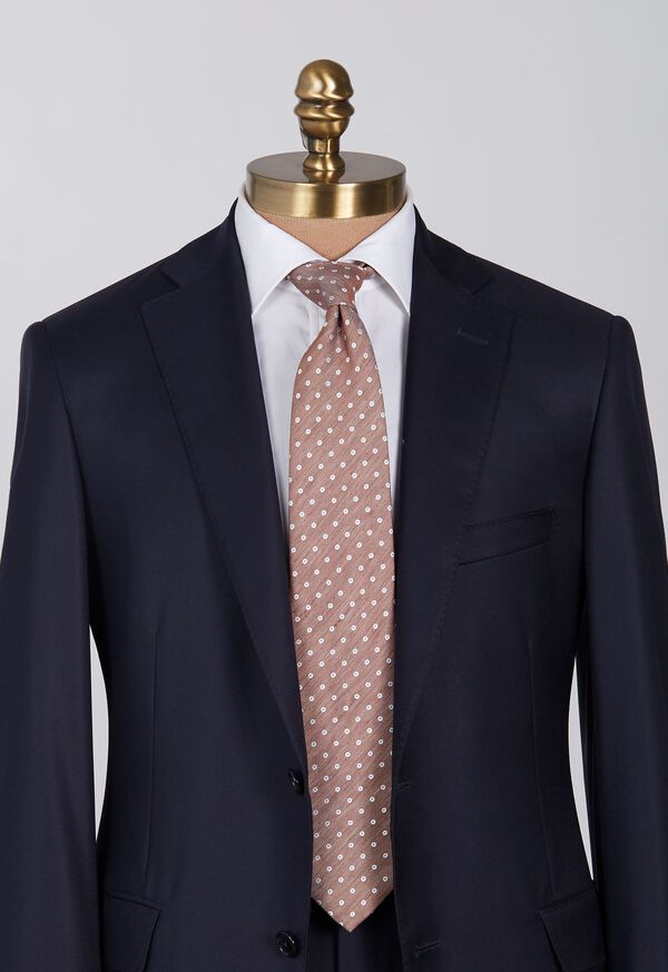 Paul Stuart Woven Silk Mélange Dot Tie, image 2