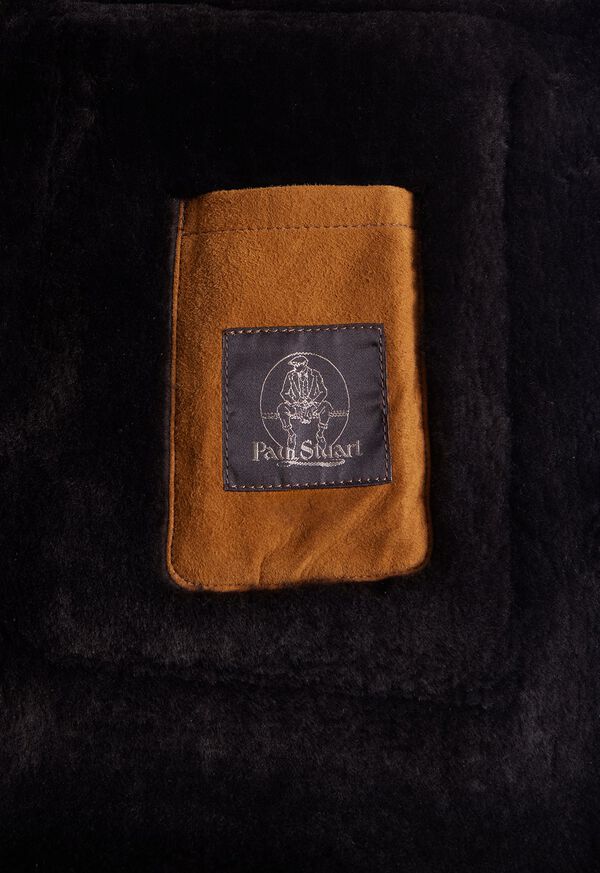 Paul Stuart Shearling Coat with Trim, image 3