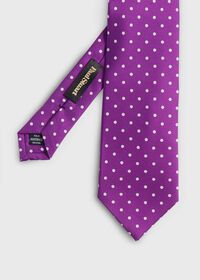 Paul Stuart Printed Silk Dot Tie, thumbnail 1