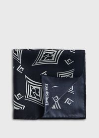 Paul Stuart Geometric Print Pocket Square, thumbnail 1