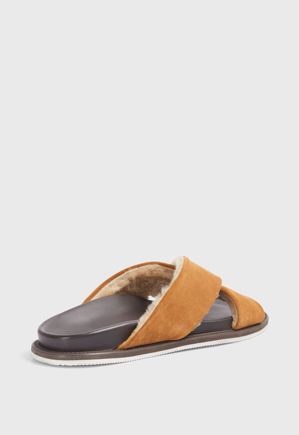 Paul Stuart Punta III Shearling Crossover Slide, image 3