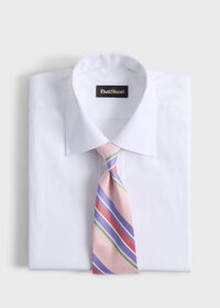 Paul Stuart Woven Silk Oxford Stripe Tie, thumbnail 2