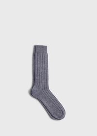 Paul Stuart Cashmere Ribbed Sock, thumbnail 1