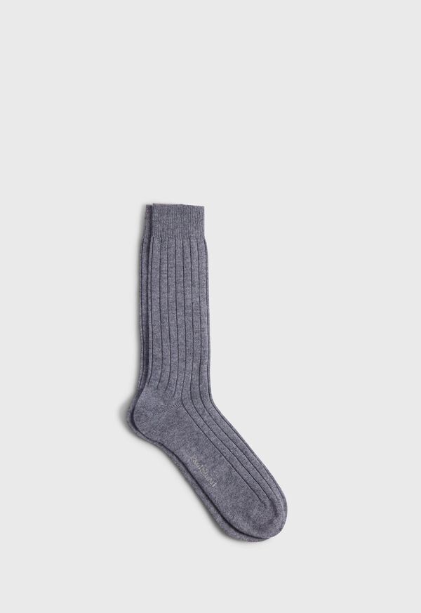 Paul Stuart Cashmere Ribbed Sock, image 1