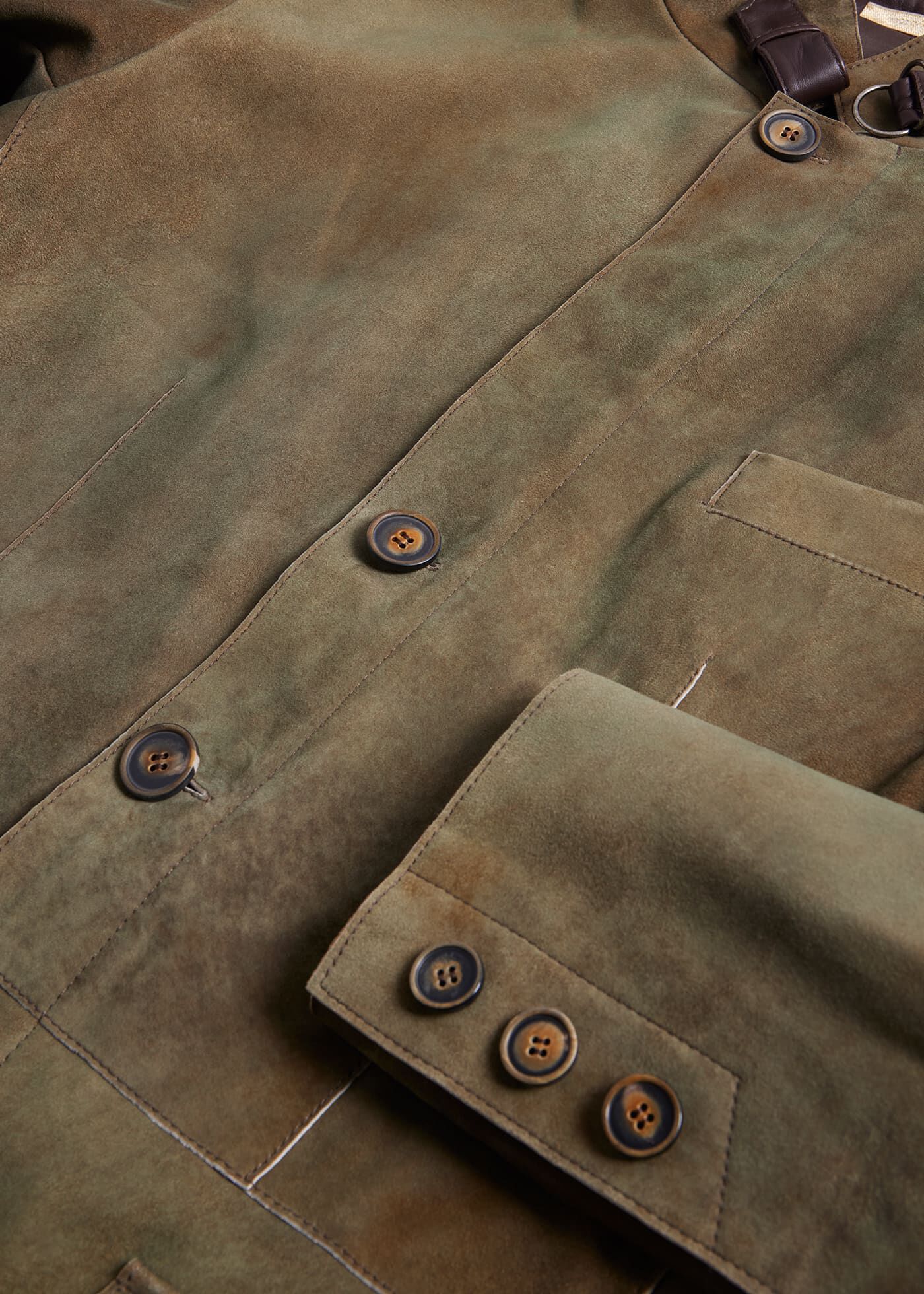Suede Raw Edge Jacket Suede Raw Edge Jacket