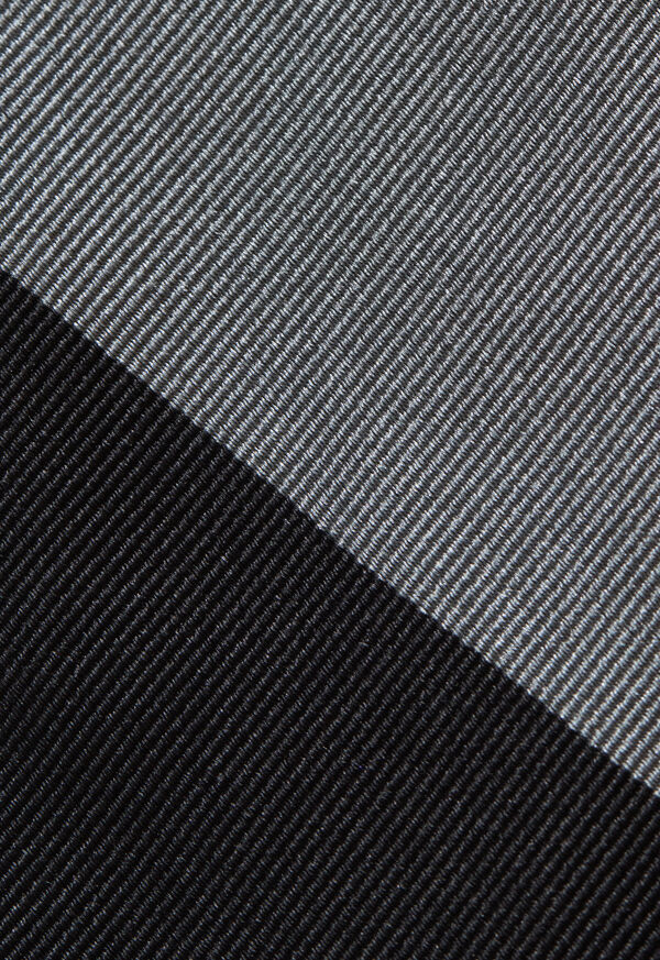 Paul Stuart Woven Silk Block Stripe Tie, image 3