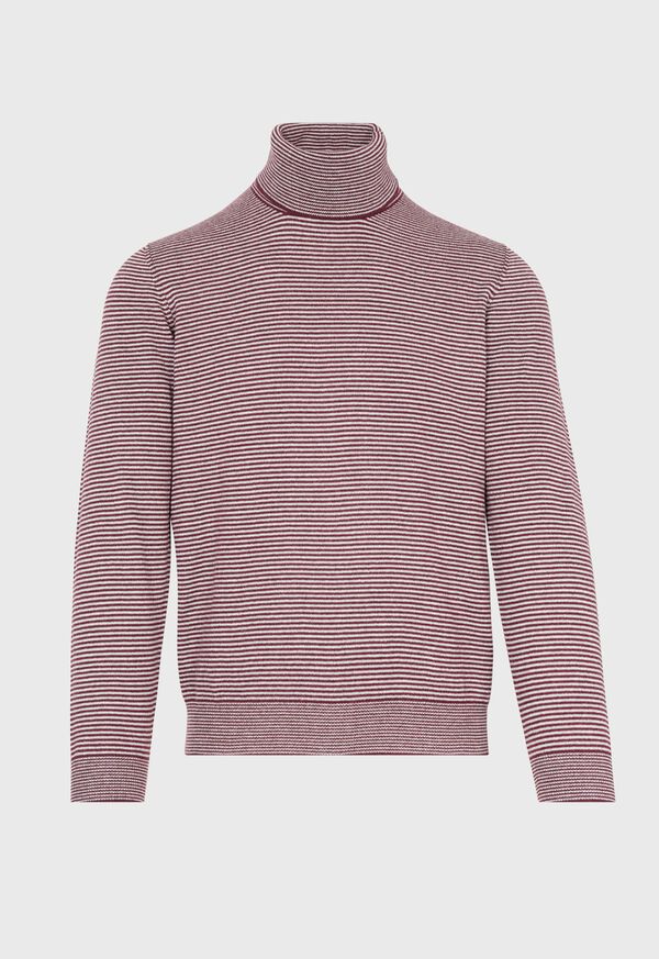 Paul Stuart Cashmere Stripe Turtleneck, image 1