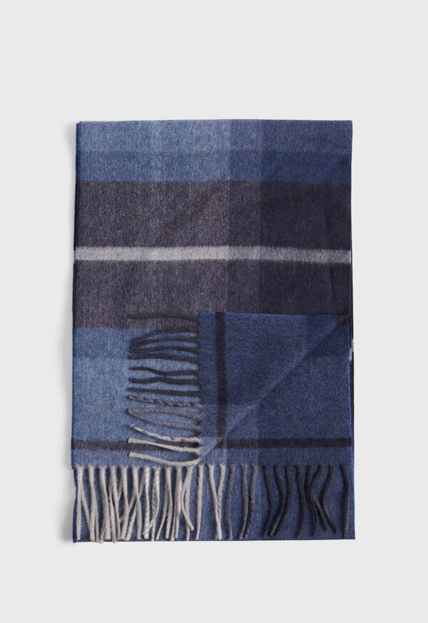 Paul Stuart Tonal Plaid Scarf, image 1