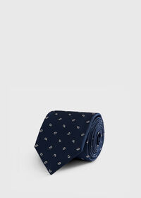 Paul Stuart Mini Paisley Woven Silk Tie, thumbnail 1