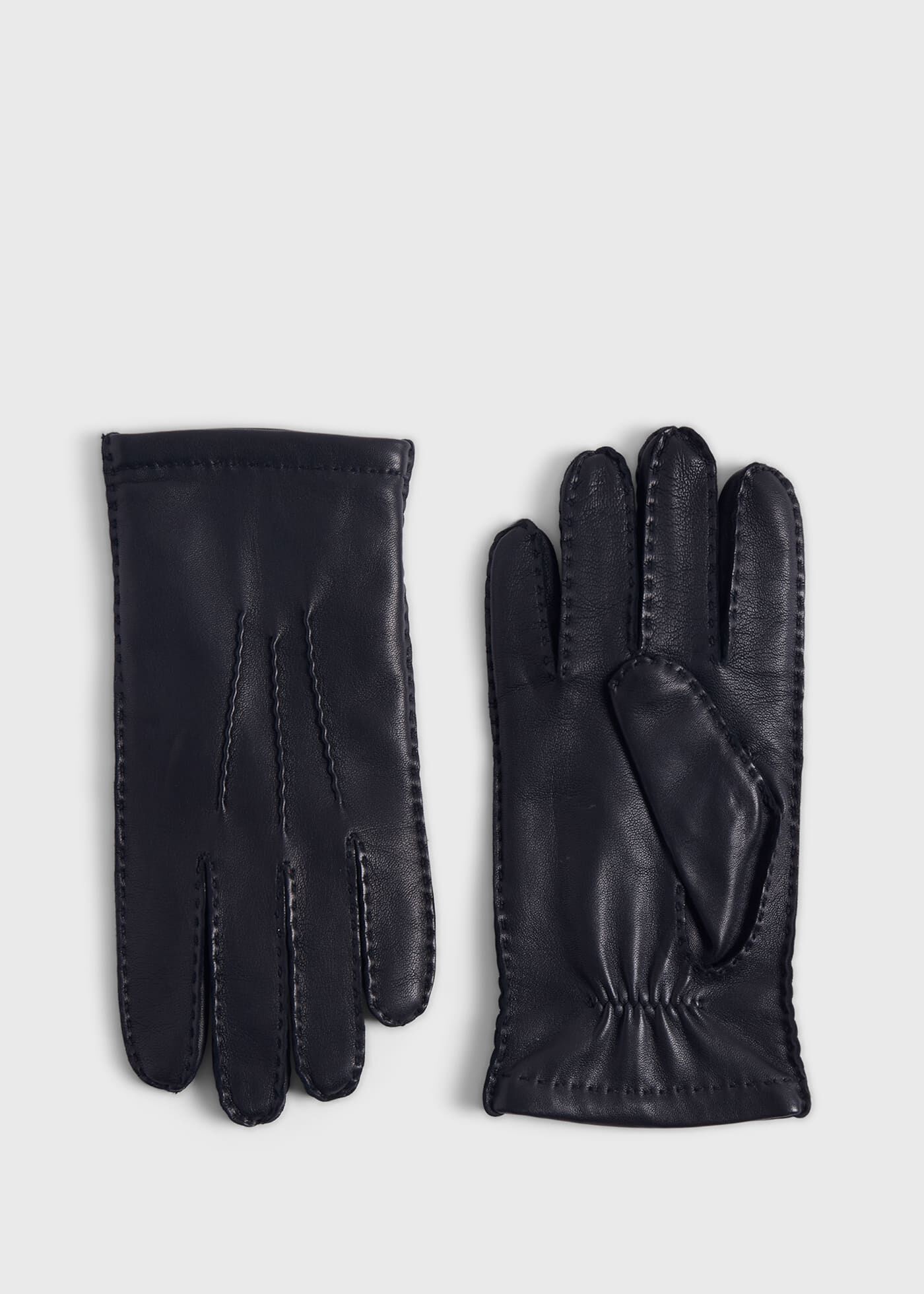 小物 stitch leather glove
